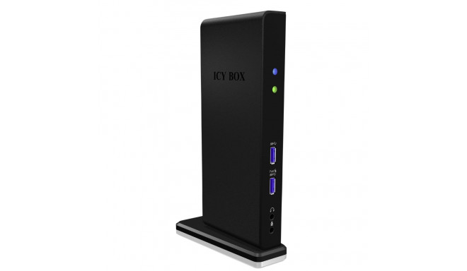Icy Box USB 3.0, HDMI, RJ-45, DVI - Stacja dokująca