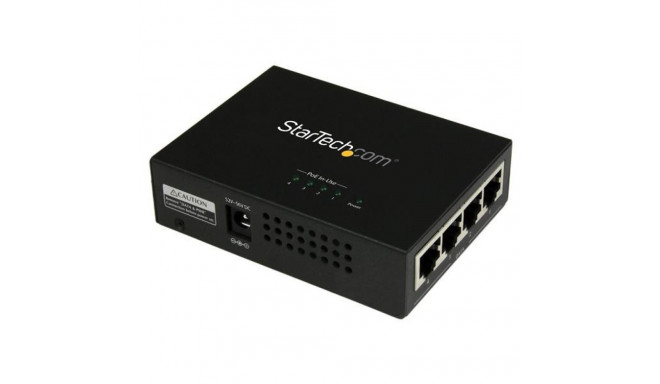 StarTech.com 4-Port Gigabit Midspan - PoE+ Injector - 802.3at/af