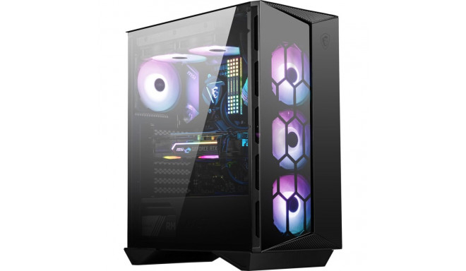 MSI MPG GUNGNIR 110R PC Case, Mid-Tower, USB 3.2, Black MSI MPG GUNGNIR 110R Black ATX Power supply 