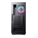 MSI MPG GUNGNIR 110R Mid Tower Gaming Computer Case Black, USB 3.2 Gen2 Type C, 4x 120mm ARGB Fan, M