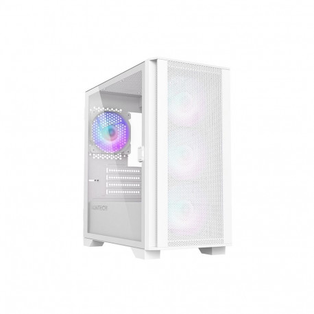 Montech AIR 100 ARGB, Micro-ATX, Tempered Glass - white