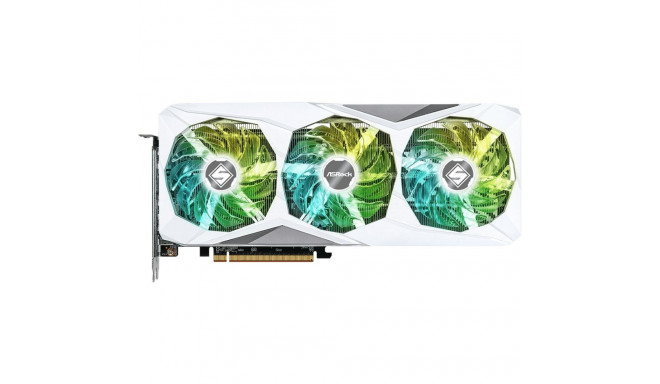 "RX 7600 8GB ASRock Radeon Steel Legend OC white GDDR6 3 Fan"