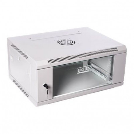DIGITUS seinakapp DN-W19 04U/450 4U 600x450mm, hall RAL 7035