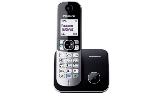 Panasonic KX-TG6811 DECT telephone Caller ID Black