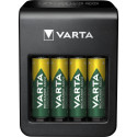 Varta LCD Plug Charger+ -latauslaite ja 4 kpl AA (LR6) 2100 mAh akkuparistoja