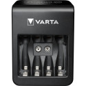 Varta LCD Plug Charger+ -latauslaite ja 4 kpl AA (LR6) 2100 mAh akkuparistoja