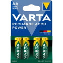 Varta Rechargeable Accu -akkuparistot, AA, 2600 mAh, 4 kpl, NiMH