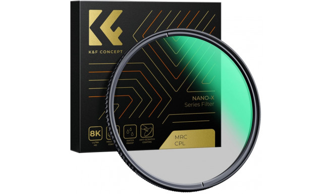 K&F Concept Nano-X MRC CPL circular polarizing filter - 82 mm