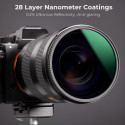 K&F Concept Nano-X MRC CPL circular polarizing filter - 72 mm