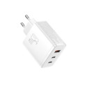Baseus wall charger Cube Pro PD 65W 2x USB-C 1x USB white