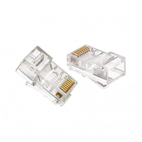 PremiumCord Connector RJ45 8pin UTP Cat5e for stranded cable,pack of 10 pcs
