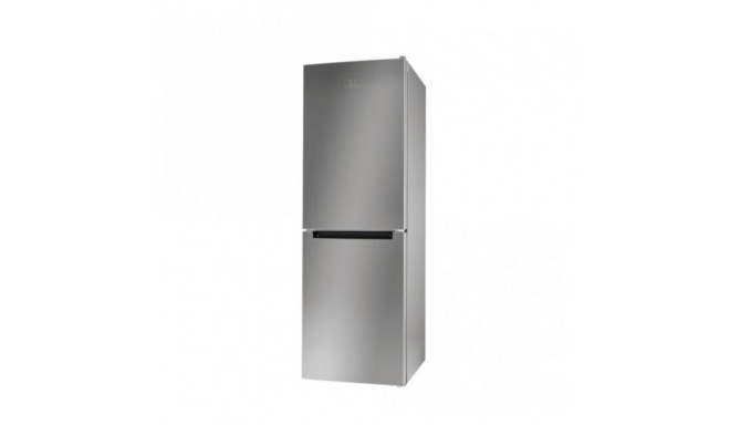 INDESIT Refrigerator LI7 S2E S, Energy class E, height 176.3 cm, Silver color