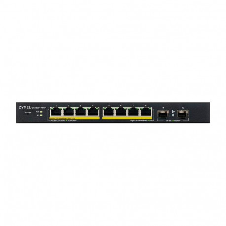 Zyxel GS1900-10HP V2, Switch (black, fanless)