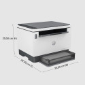 HP LaserJet Tank MFP 2604dw, multifunction printer (grey, USB, LAN, WLAN)