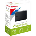 Toshiba Canvio Basics 2022 1 TB External Hard Drive (black, Micro-USB-B 3.2 Gen 1 (5 Gbit/s))