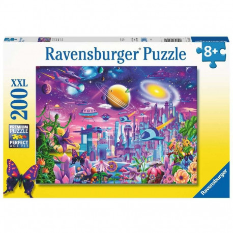 Kinderpuzzle Kosmische Stadt (200 Teile)