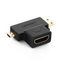 UGREEN 20144 adapter mini | micro HDMI to HDMI (black)