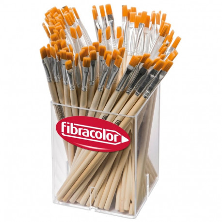 Pintsel sünteetiline Pennelli Fibracolor 100tk, lapik