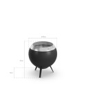 HOFATS MOON BOWL 45 Fire bowl with low stand