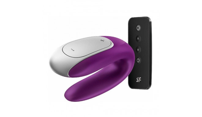 SATISFYER DOUBLE FUN VIBRADOR PAREJAS VIOLETA BLUETOOTH APP 1UN