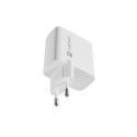 NATEC RIBERA GAN CHARGER 1X USB-A + 1X USB-C 45W WHITE