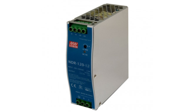 MEAN WELL DIN RAIL SWITCHING POWER SUPPLY NDR-120-48 48V/120W/2.5A