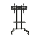 TV trolley stand Maclean, professional, on wheels, max 32-65", max 40kg, MC-739