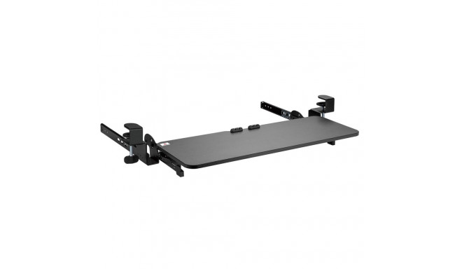 Maclean Under-Desk Keyboard Holder, Adjustable, 5kg max, 67x24cm, MC-462