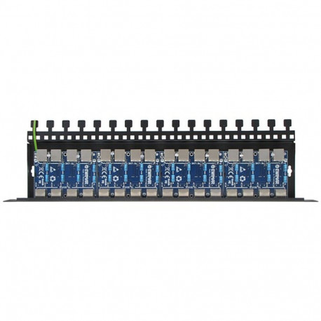 PRO Series 16-kanaliline kaitsepaneel ülepinge kaitsega EWIMAR PTF-516R-PRO/PoE