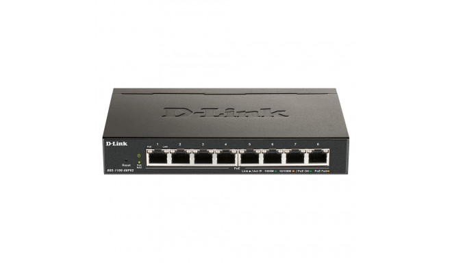 D-Link DGS 1100-08PV2 - switch - 8 por