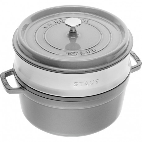 STAUB La Cocotte malmist ümmargune pott sisuga 40508-819-0 - 3,8 l grafiit