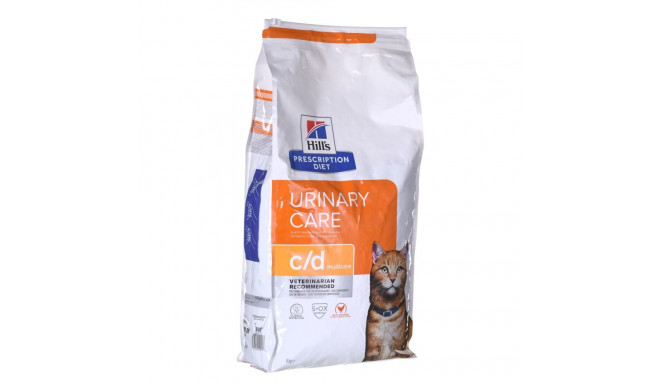 HILL'S PRESCRIPTION DIET Feline c/d Urinary Care Multicare Dry cat food Chicken 8 kg