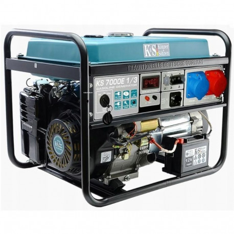 Könner & Söhnen bensiinigeneraator KS7000E-1/3 5.0kW 230/400V elektriline käivitus AVR VST