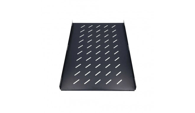 Extralink 1U 750mm Black | Shelf | 19", 752 x 472mm, spot mounted, for cabinets with a depth of 1000