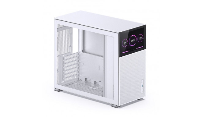 Jonsbo D41 MESH Screen ATX korpus, karastatud klaas - valge