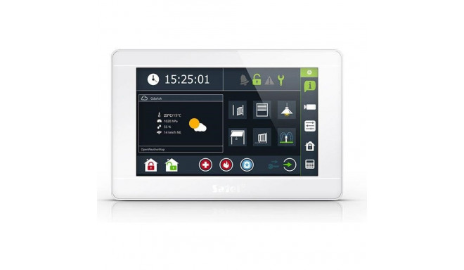 SATEL KEYPAD INT-TSI-W GRAPHIC 7 INCHES (WHITE)