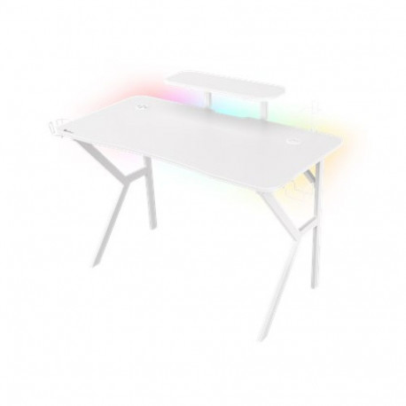 Genesis Gaming laud HOLM 320 RGB valge (120cm x 75cm)