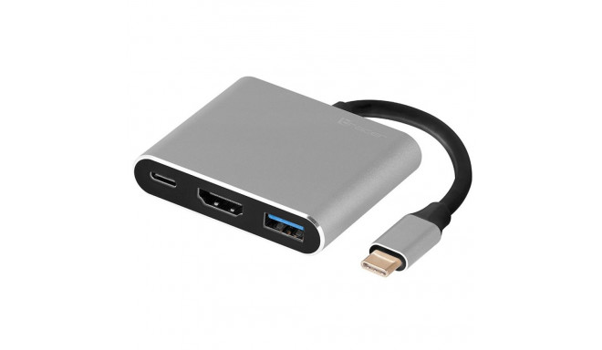 Adapter A-1, USB-C HDMI 4k, USB 3.0, PDW 100W