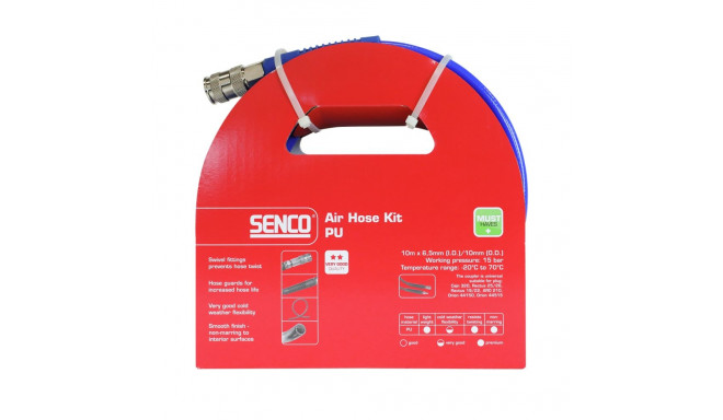 Air hose 10m, 6.5 mm dia. diameter, 10 of. diameter, SENCO