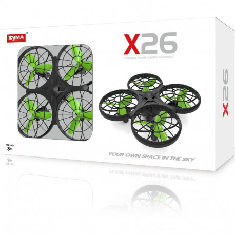 Syma X26 Takistuste vältimise RC Drone 2.4Ghz Headless