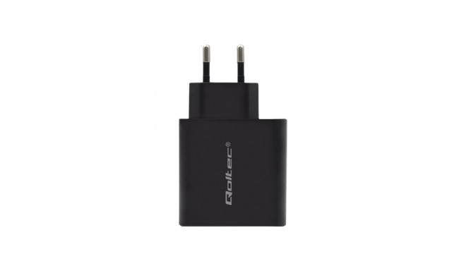 QOLTEC 51717 Charger 42W 5-20V 2.25-3A USB type C PD USB Black