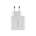 QOLTEC 51718 Charger 42W 5-20V 2.4-3A USB type C PD USB White