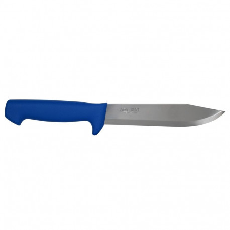 Morakniv Fish 1030SP Butcher Knife – 169mm Stiff Stainless Steel Blade, Blue Handle