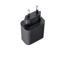 Universal Travel Charger Blue Star with USB C socket - 3A 25W with PD and QC 4.0 function