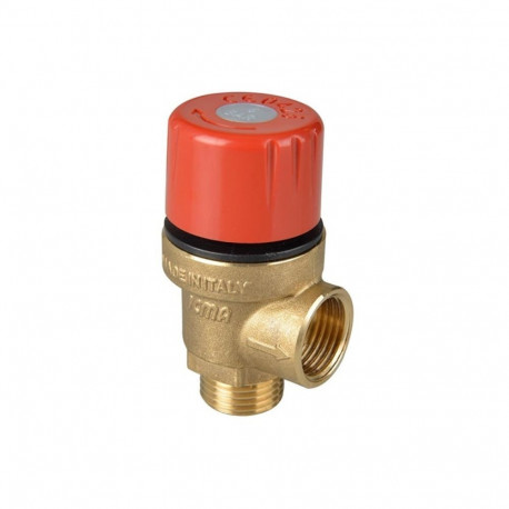 SAFETY VALVE ICMA 1/2 1.5 BAR. M/F