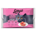 CAT FOOD LAMURR POUNCH STERILISED 4X100G