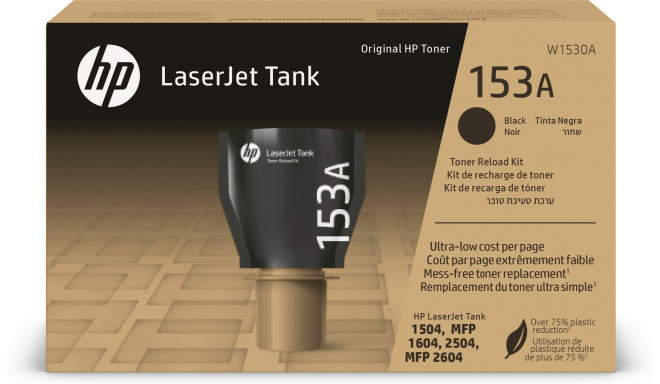 HP 153A toonerikasseti täitepakend, must