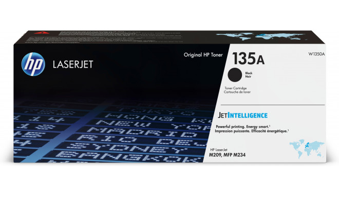 HP 135A laservärikasett must