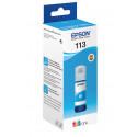 Epson 113 EcoTank -mustepullo, syaani