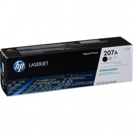 HP 207A laservärikasett must